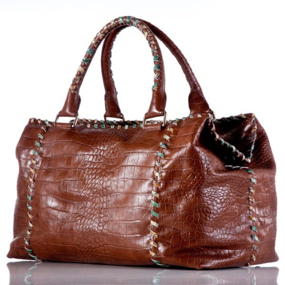 Vintage Reign Romi Genuine Leather Satchel Bag.